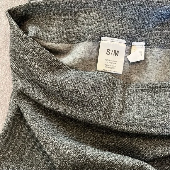 Cozy Grey Knit Pants - Picture 2 of 2